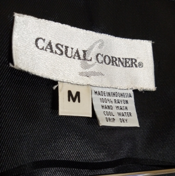 Casual Corner Vintage ornate gorgeous beaded tuxedo vest women's size medium - Picture 5 of 8